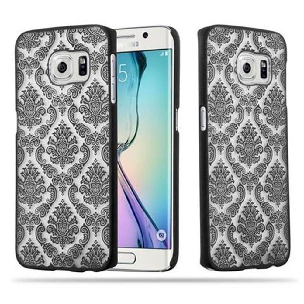 Cadorabo Handyhülle für Samsung Galaxy S6 EDGE Hülle Samsung Galaxy S6 EDGE, Handy Schutzhülle - Hülle - Robustes Hard Cover Back Case Bumper