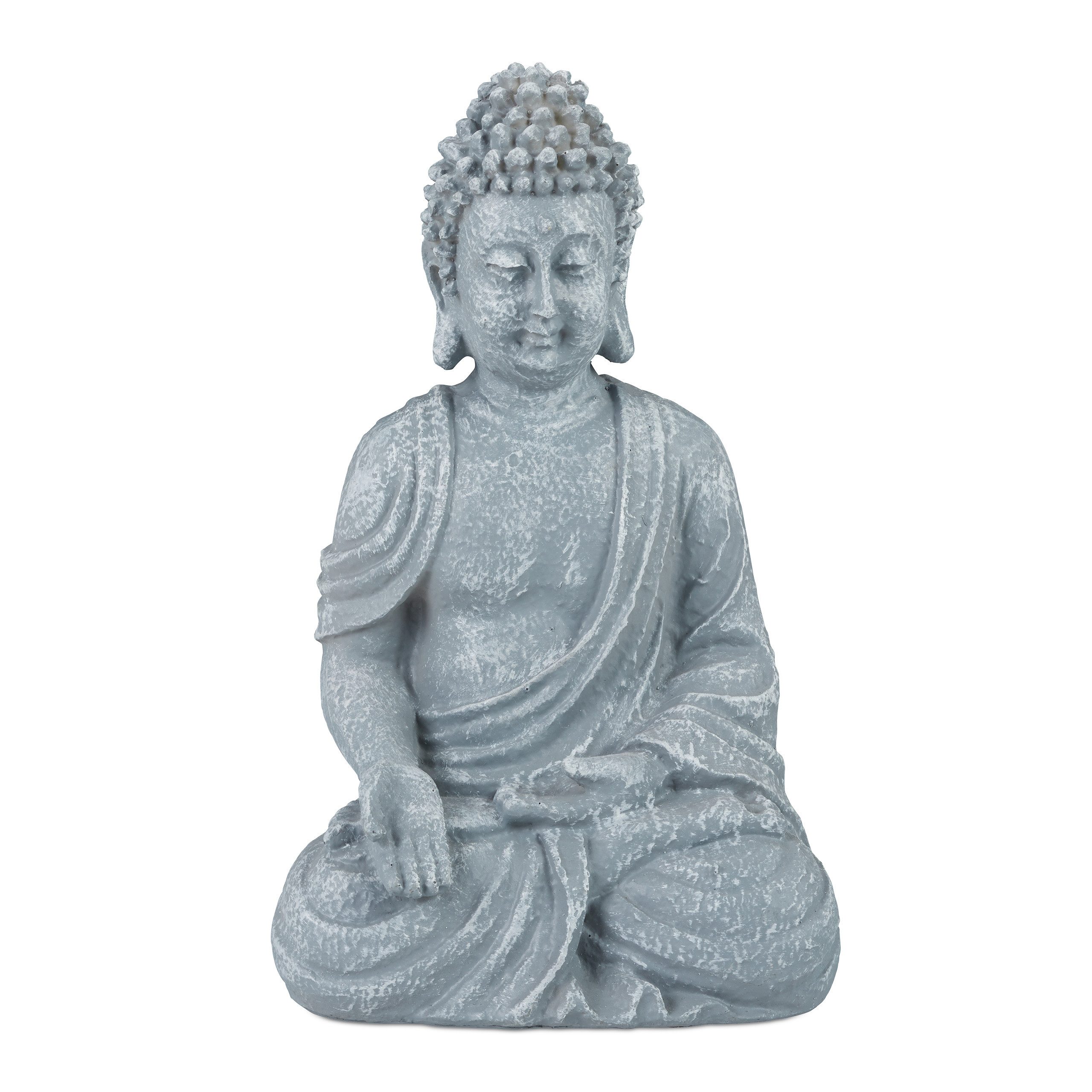 relaxdays Buddhafigur Buddha Figur sitzend 18cm, günstig online kaufen
