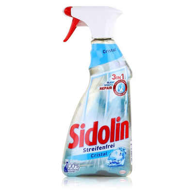 SIDOLIN Sidolin Streifenfrei Cristal 500ml - Glasreiniger, Fensterreiniger (1e Glasreiniger