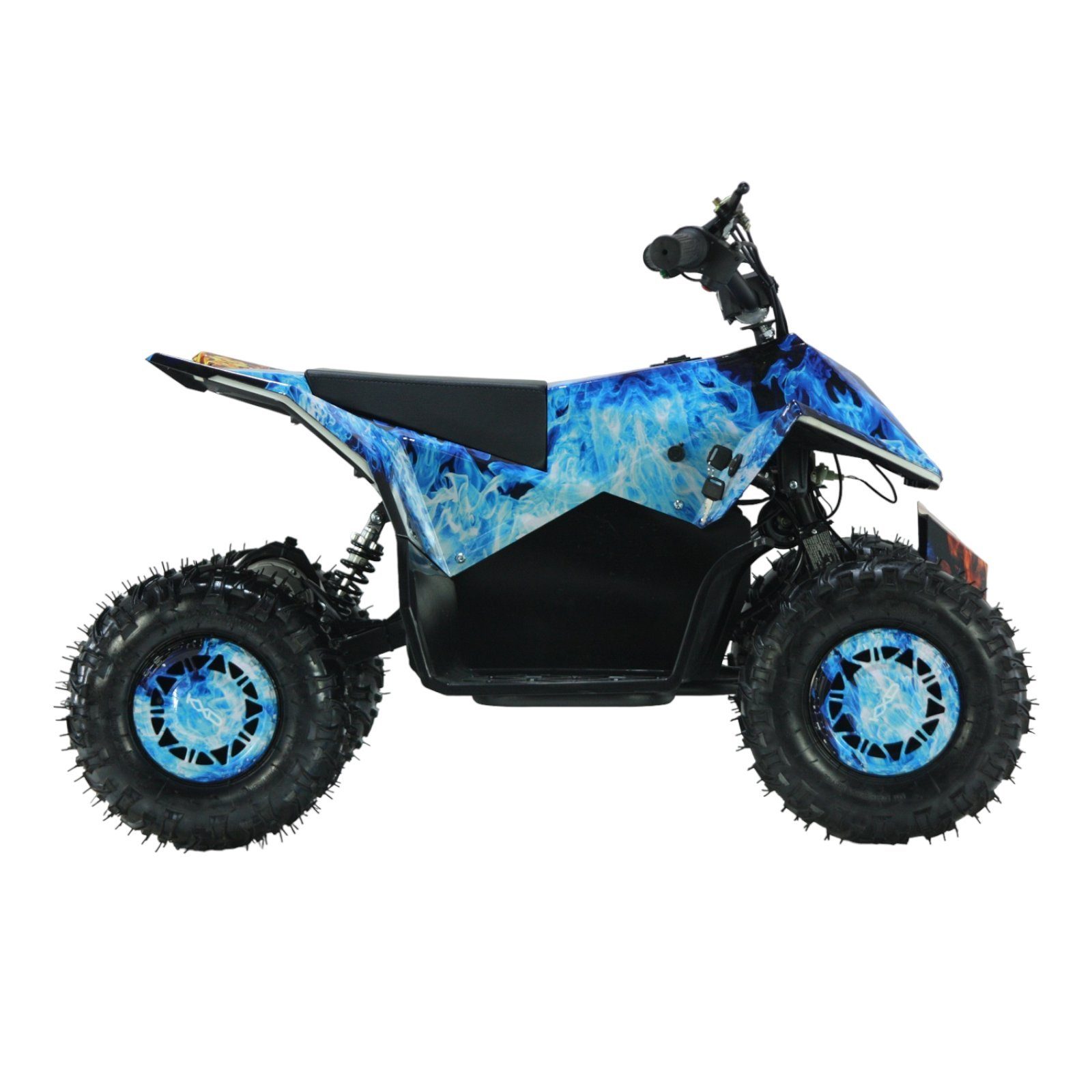 KXD E-Quad Electric Cyber ​​Quad Miniquad 500W 36V Pocketquad Children's Quad ATV M2 Blue