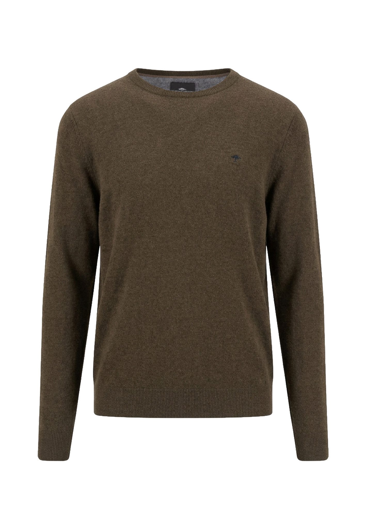 FYNCH-HATTON Strickpullover mit hochwertigem Kaschmiranteil, Rundhals, Casual Fit