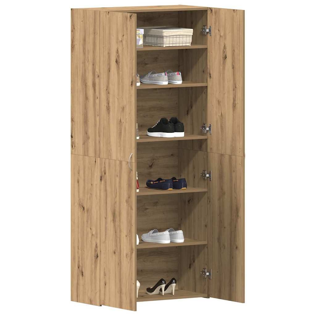 vidaXL Schuhregal Schuhschrank mit Regal Braun günstig online kaufen