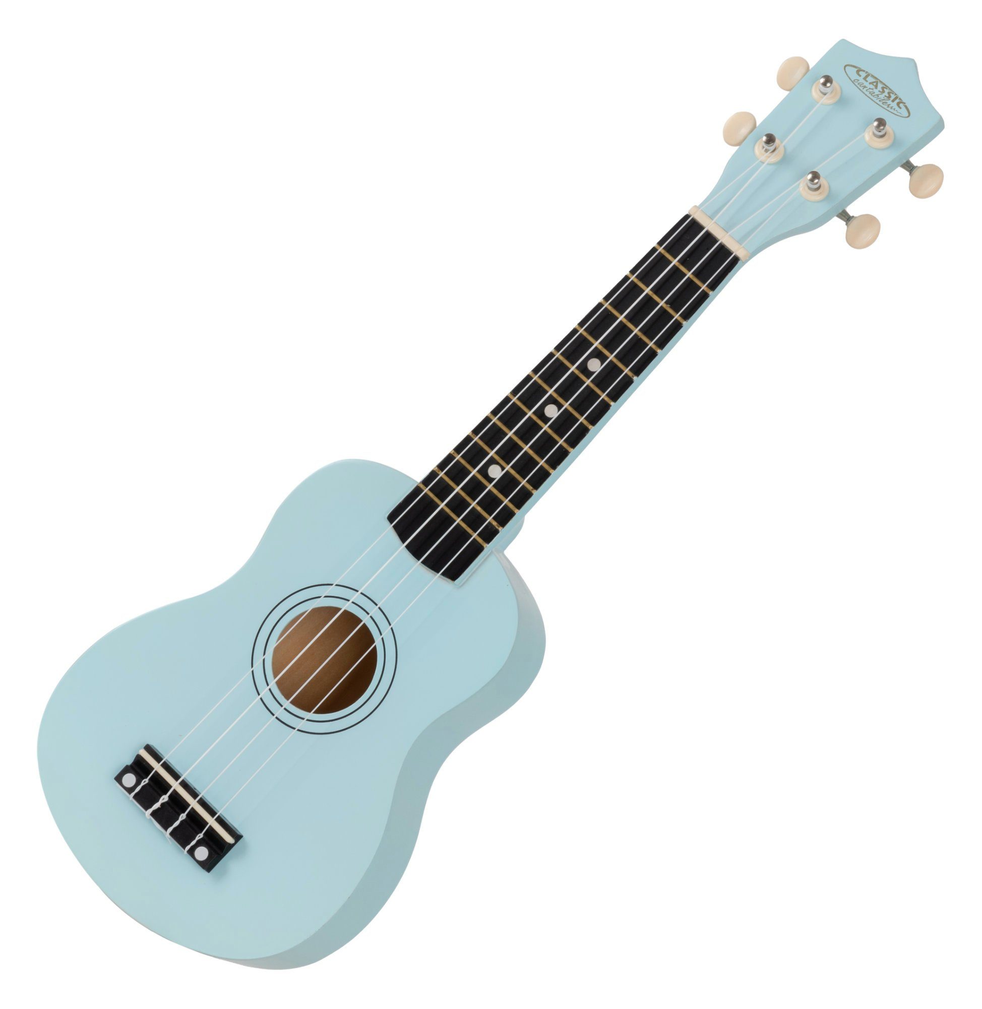 Classic Cantabile Ukulele US-50, Sopranukulele, Ukulele mit 12 Bünden