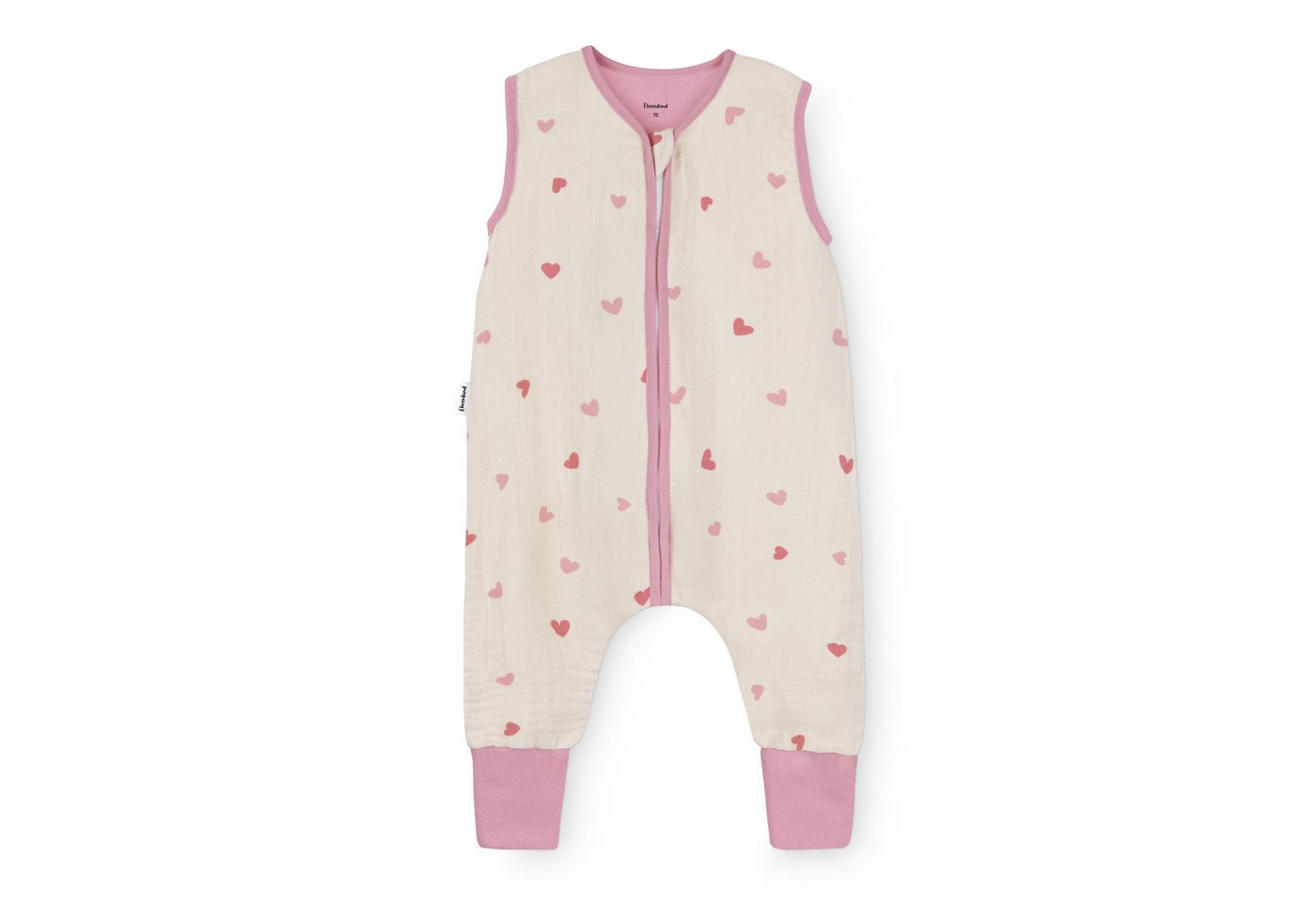 Ehrenkind Babyschlafsack Musselin Schlafsack mit Füßen 2.5 TOG (Ganzjahres-Schlafsack mit Beinen, Mehr Bewegungsfreiheit zu jeder Jahreszeit), Schlafsack Baby, 100% hochwertige Bio-Baumwolle