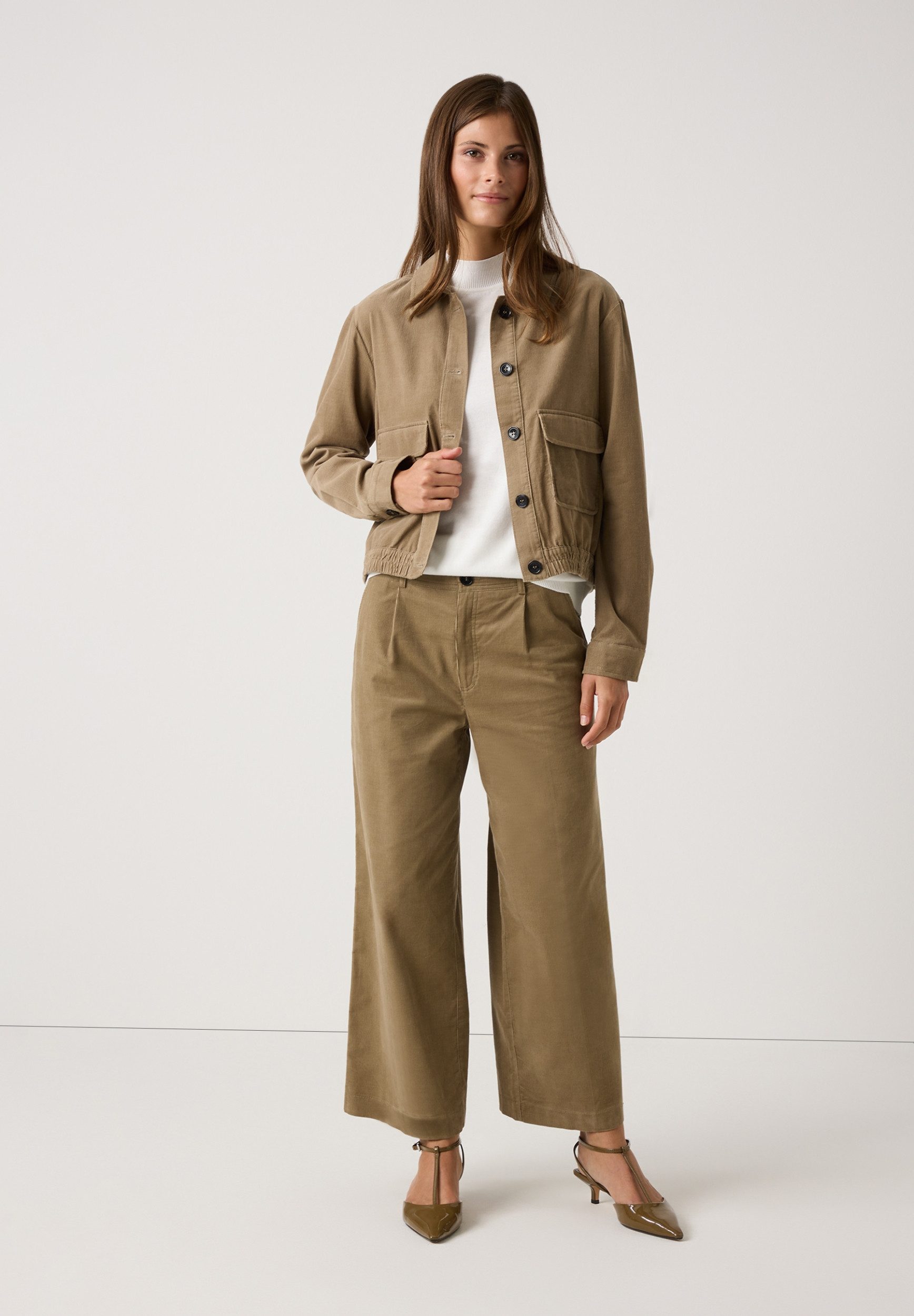 MORE&MORE Stoffhose Fine Corduroy Culott günstig online kaufen