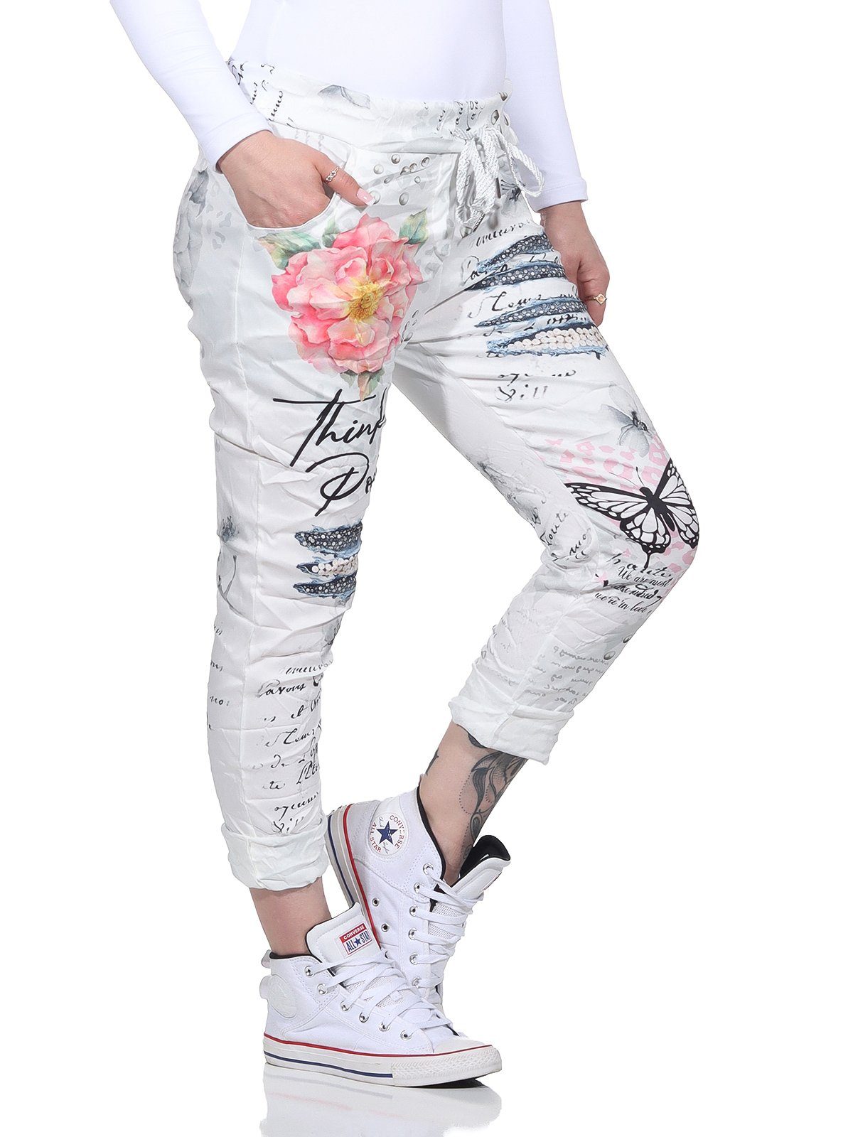 CLEO STYLE Schlupfhose Damen Sweathose 1289 Style 6