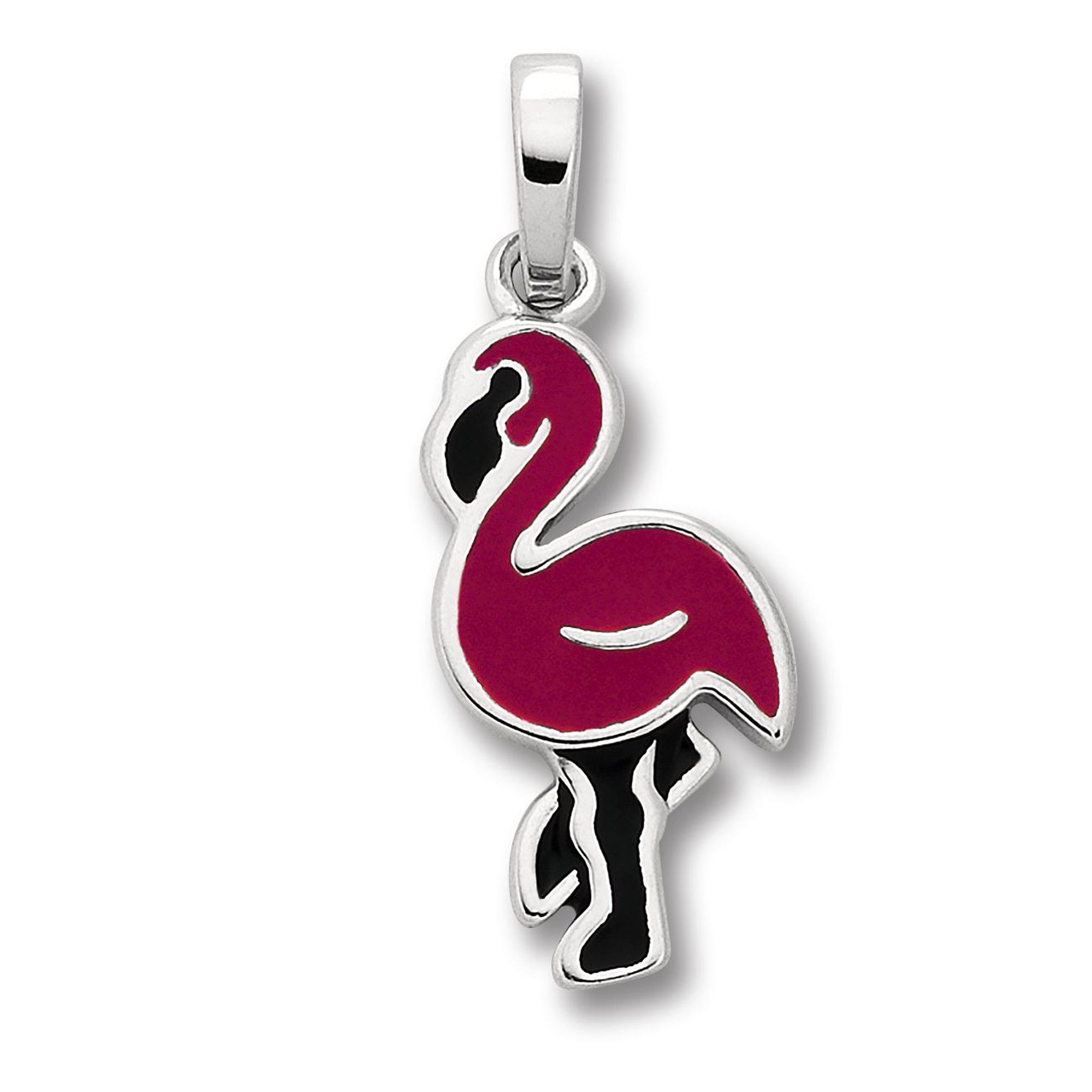 【Echt】 ONE ELEMENT Kettenanhänger Flamingo Anhänger Silber, Flamingo Schmuck aus Damen 925 Silber