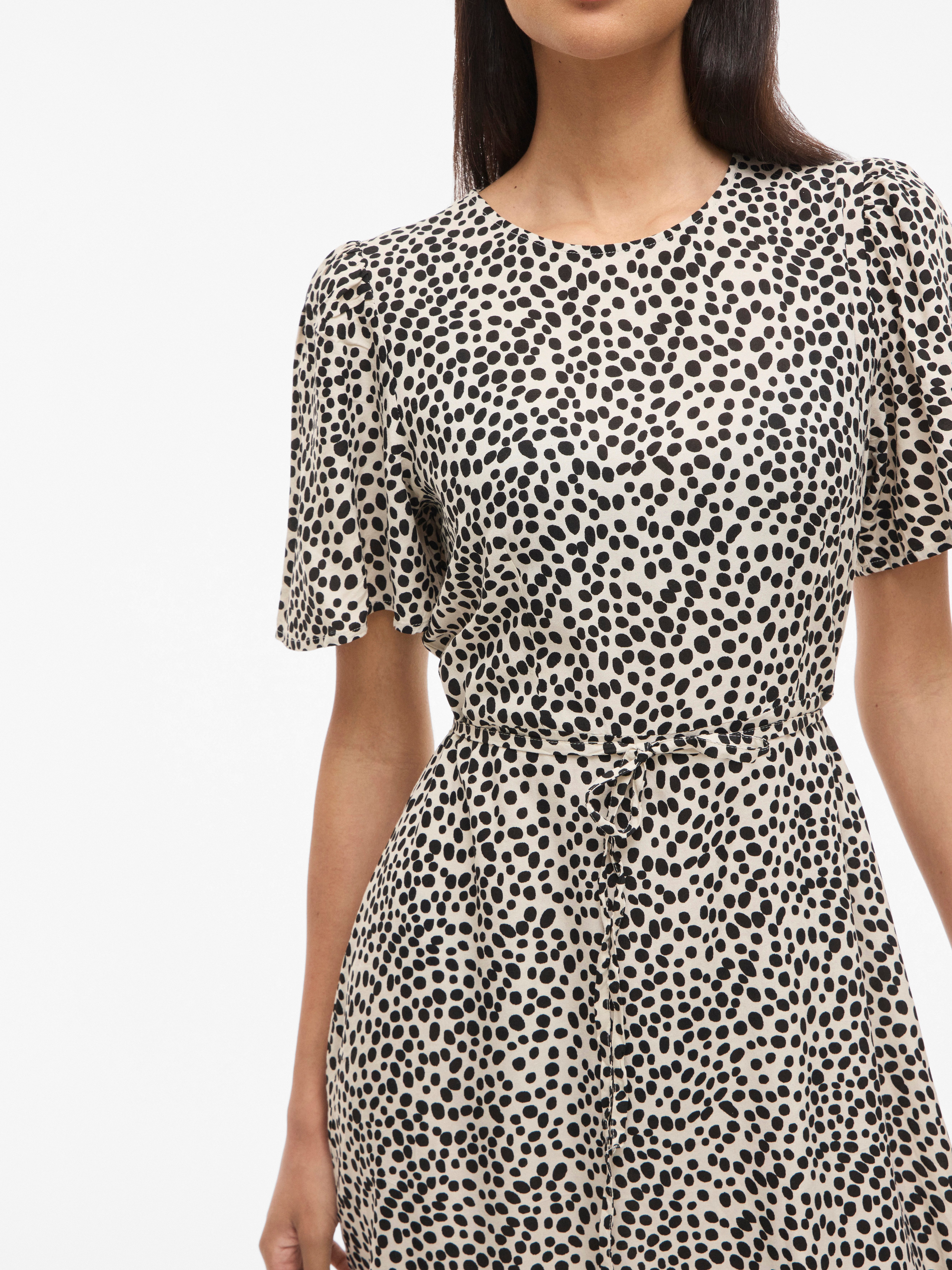 Vila Druckkleid VIGRACE O-NECK S/S MIDI DRESS - NOOS Sommerkleid