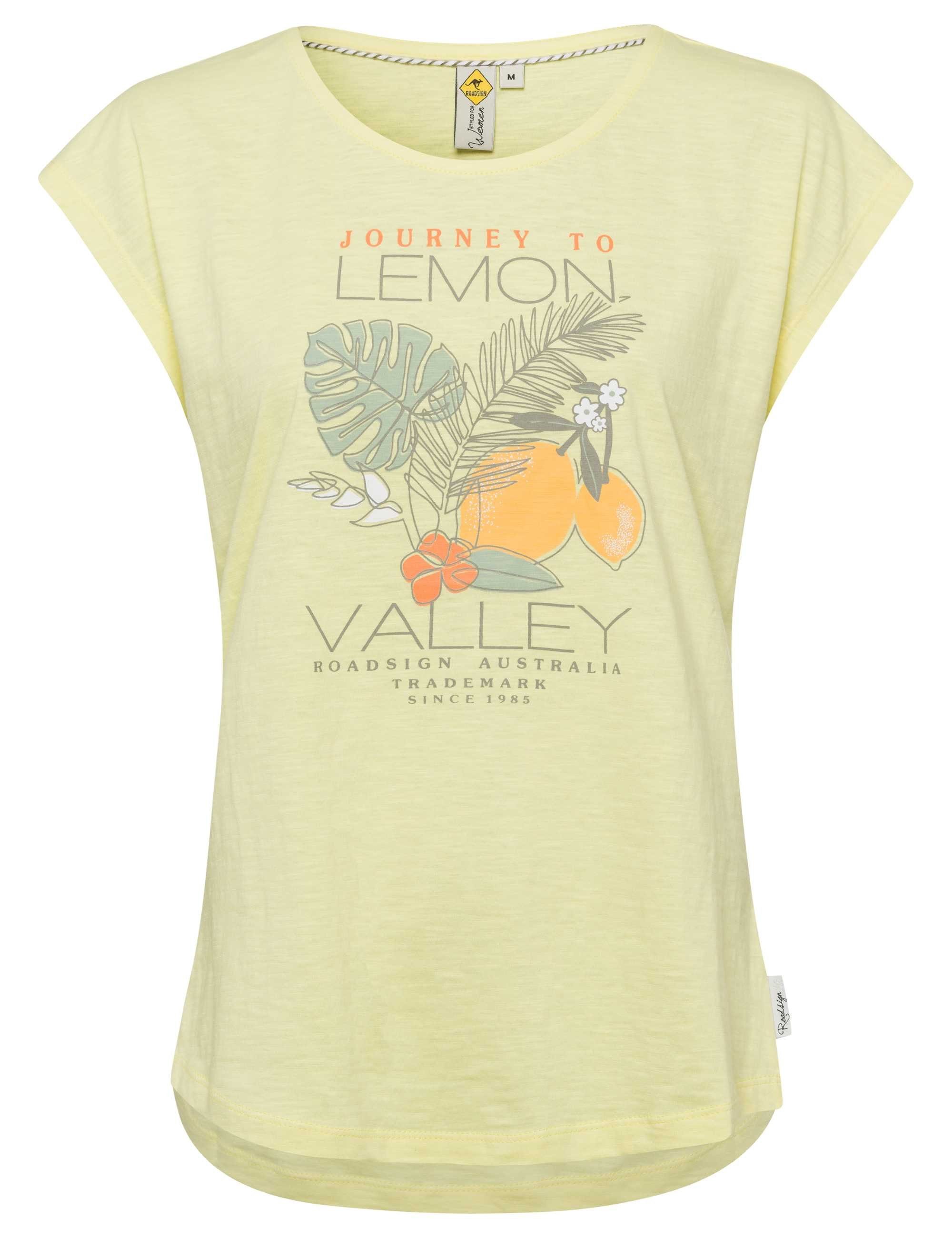 ROADSIGN australia T-Shirt Lemon Valley (1, 1-tlg., 1) mit sommerlichem Print