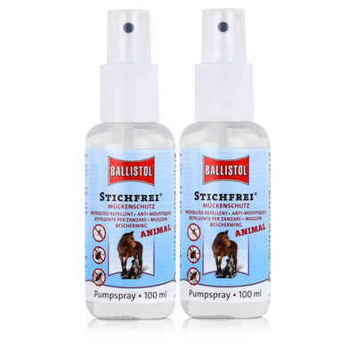 Ballistol Insektenspray Ballistol Stichfrei Animal Pump-Spray 100 ml - Mückenschutz (2er Pack)