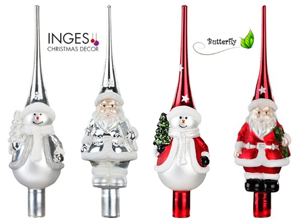 MAGIC by Inge Christbaumspitze, Christbaumspitze Figuren Glas 28cm, 1 Stück