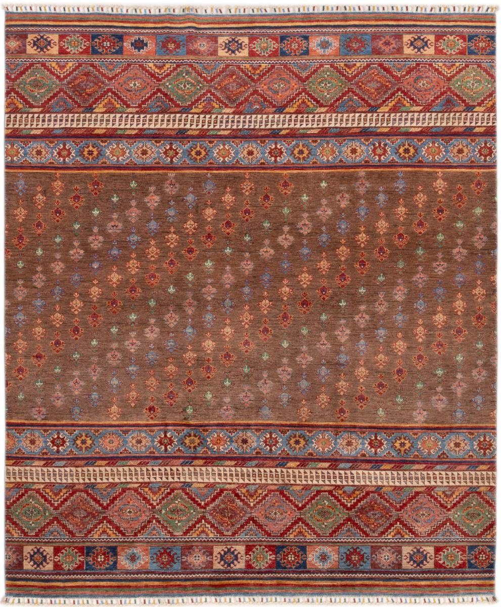 Orientteppich Arijana Shaal 253x295 Handgeknüpfter Orientteppich, Nain Trading, rechteckig, Höhe: 5 mm