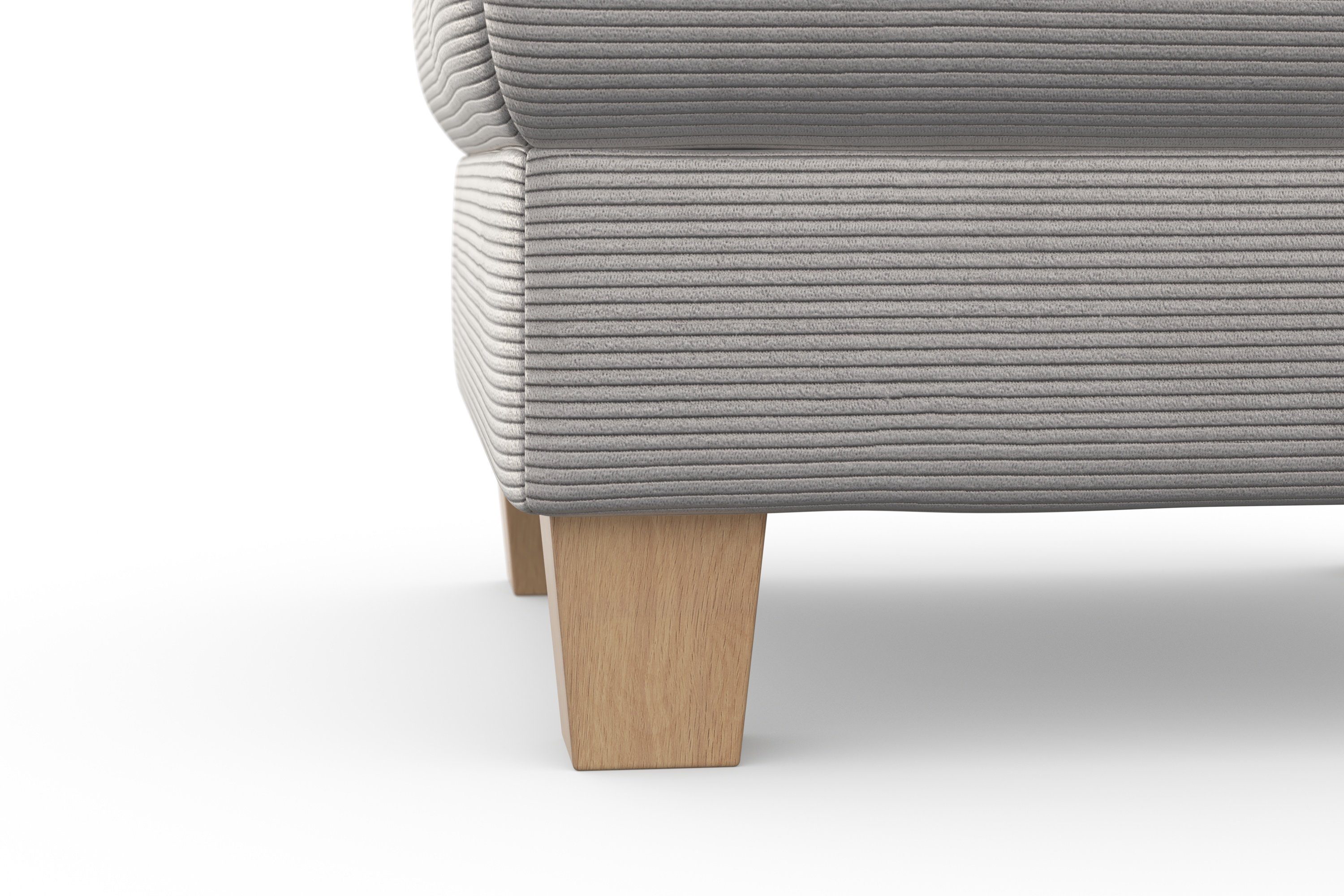 Home affaire Polsterhocker Summer, inkl. Stauraum, Cord-Bezug