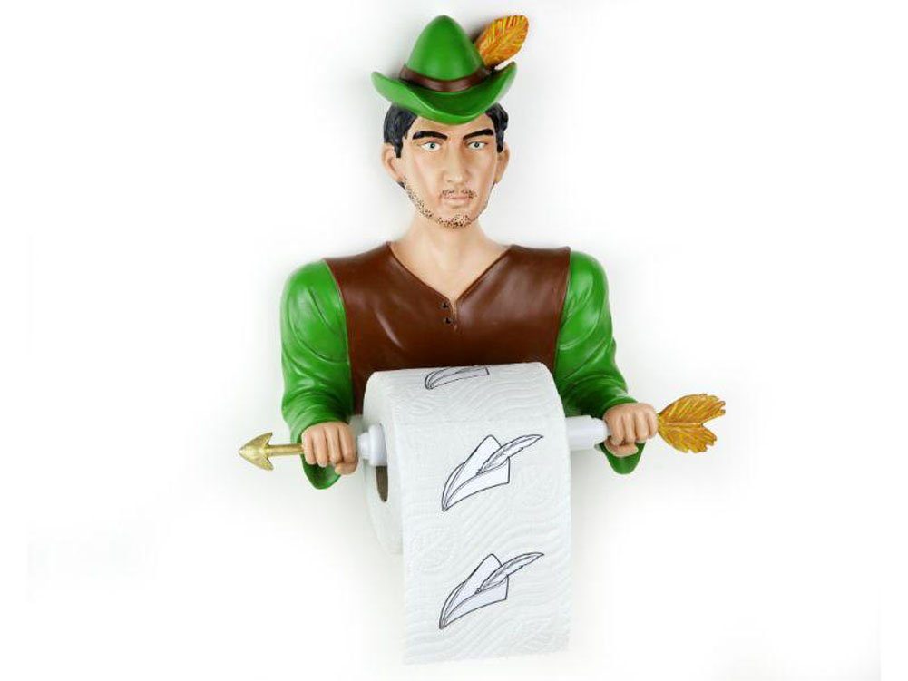 Caramel MEDIA Toilettenpapierhalter Toilettenpapier Abroller Robin Hood
