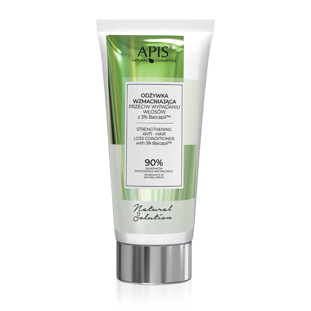 Apis Natural Cosmetics Feste Haarspülung APIS NATURAL SOLUTION, Kräftigende Haarspülung mit 3% Baicapil, 200 ml