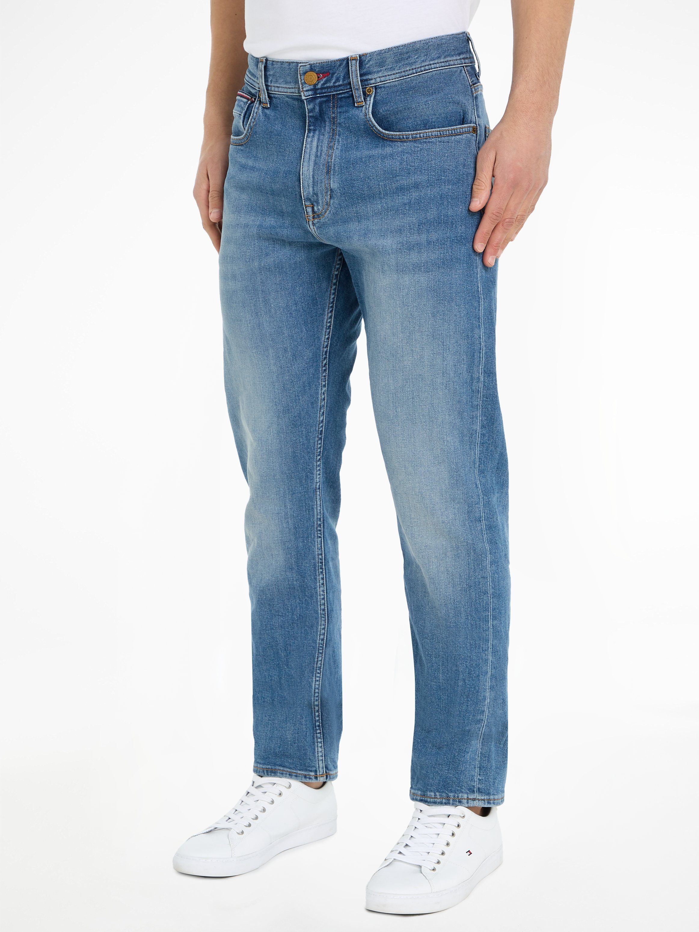 Tommy Hilfiger 5-Pocket-Jeans Jeans REGULAR MERCER STR BRIDGER IND Boston Indigo