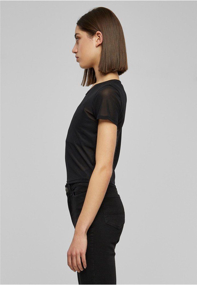 URBAN CLASSICS T-Shirt Ladies Short Mesh Tee günstig online kaufen
