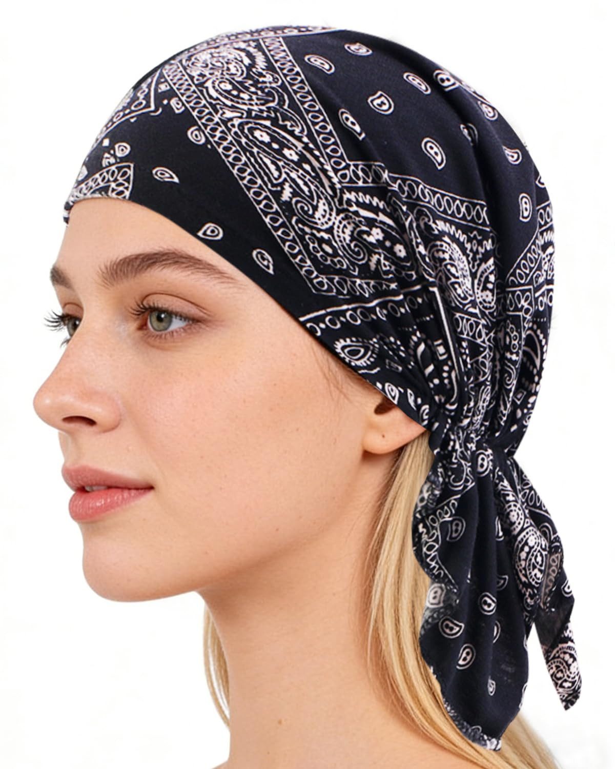 Bwecuy Kopftuch Bandana Damen, Piratenkopftuch, Unter dem Helm, Fahrrad Kopftuch, (Piratentuch für Damen und Herren, Outdoor-Aktivitäten, Totenkopfmütz), für Sommer Outdoor, Sport, Reiten, Laufen