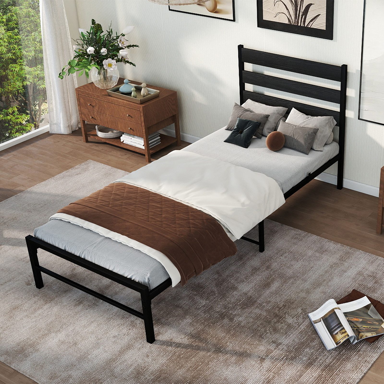 REDOM Metallbett Modernes Design, Metallbett mit günstig online kaufen