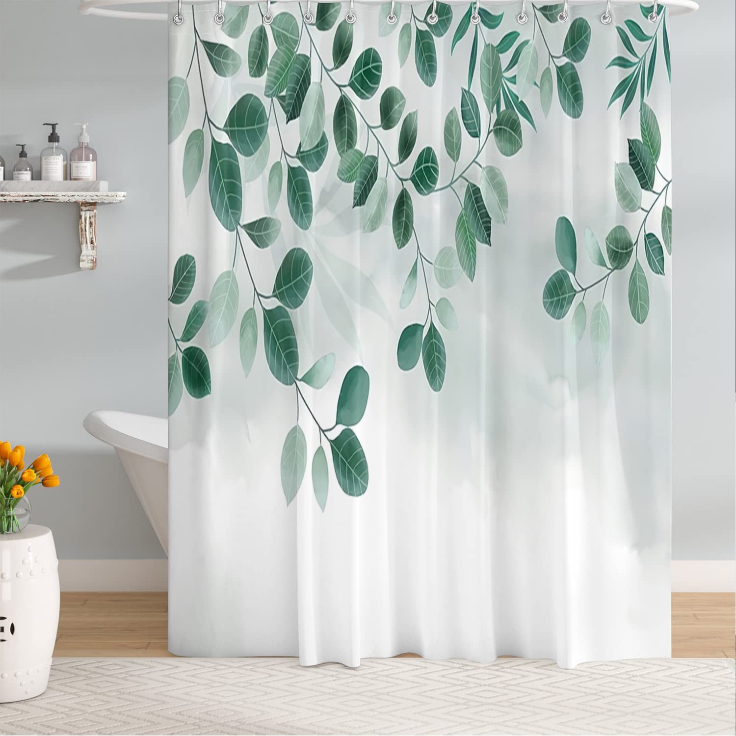 M&W DAS DESIGN Duschvorhang Shower curtains Anti schimmel Waschbar 180x200 – Bild 2 von 5