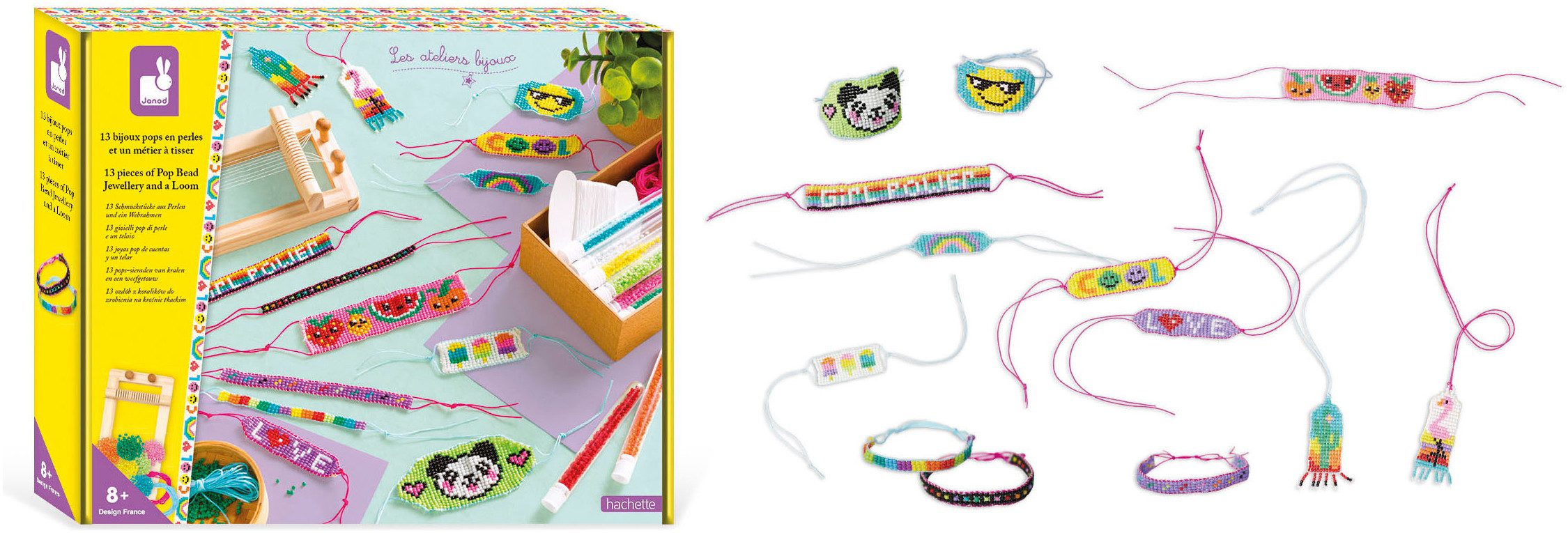 Janod Kreativset Schmuckstücke aus Perlen