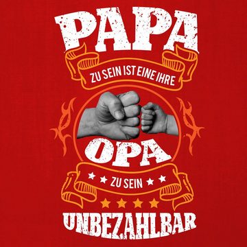 Quattro Formatee Kurzarmshirt Papa Opa - Großvater Vatertag Herren T-Shirt (1-tlg)