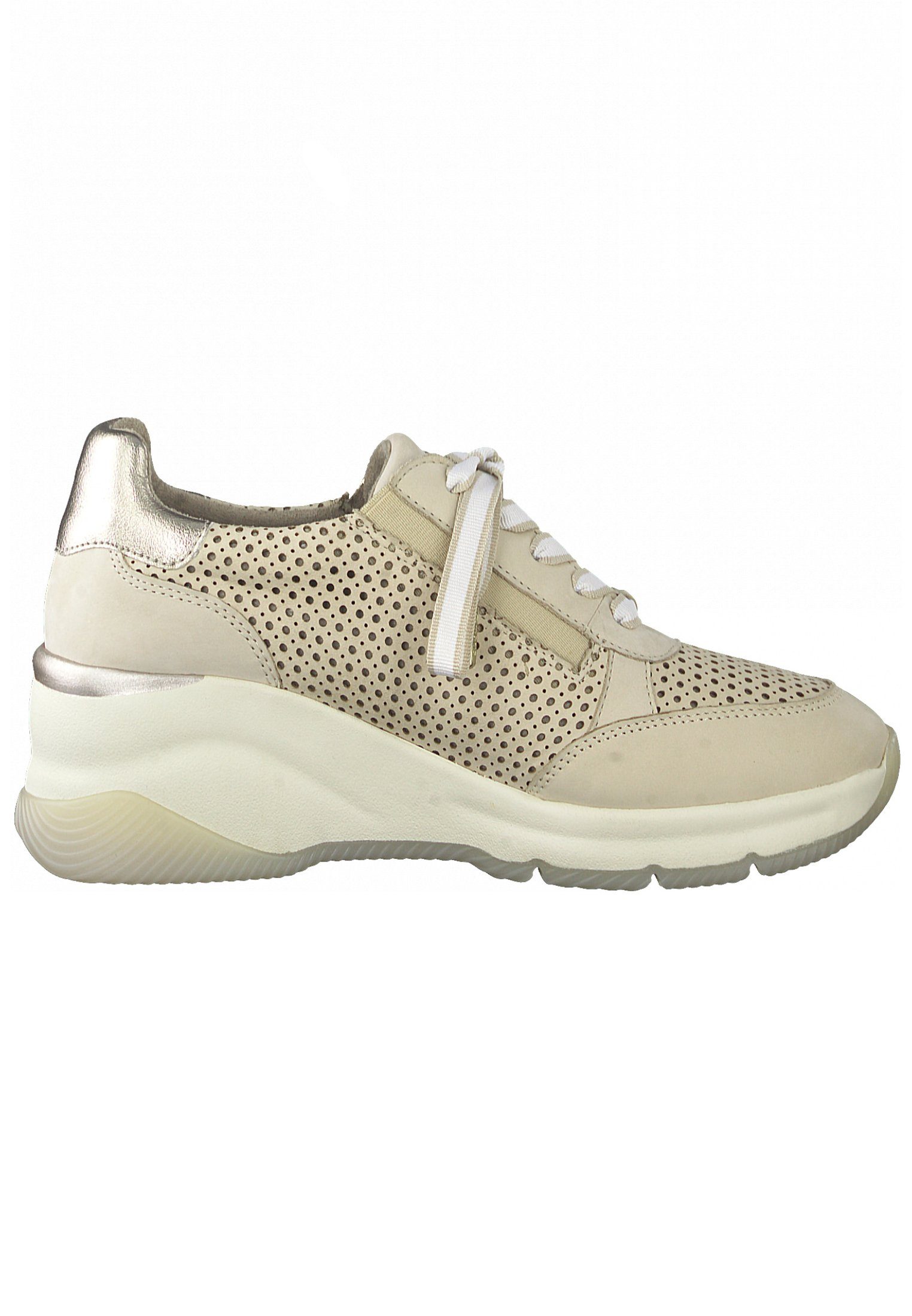 430 1-23713-28 Tamaris Ivory Comb Sneaker