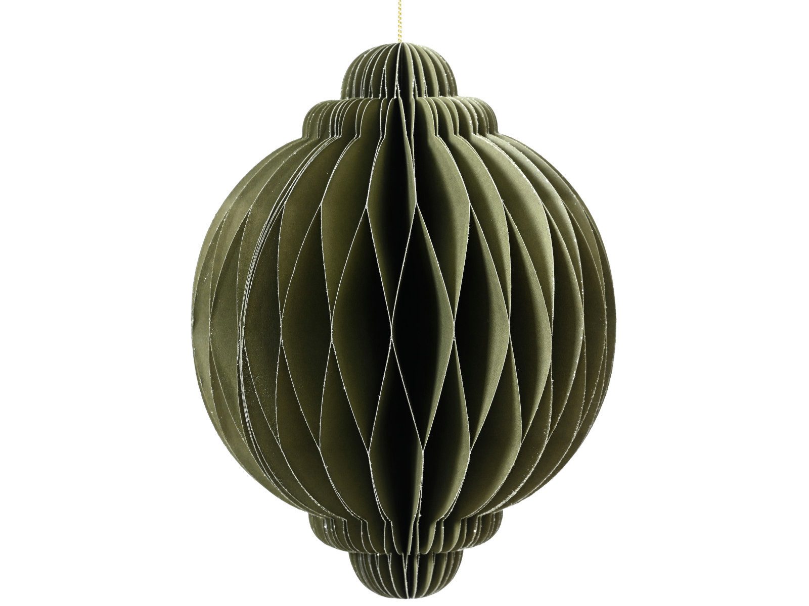 Decoris season decorations Dekofigur Zwiebel grün 15cm