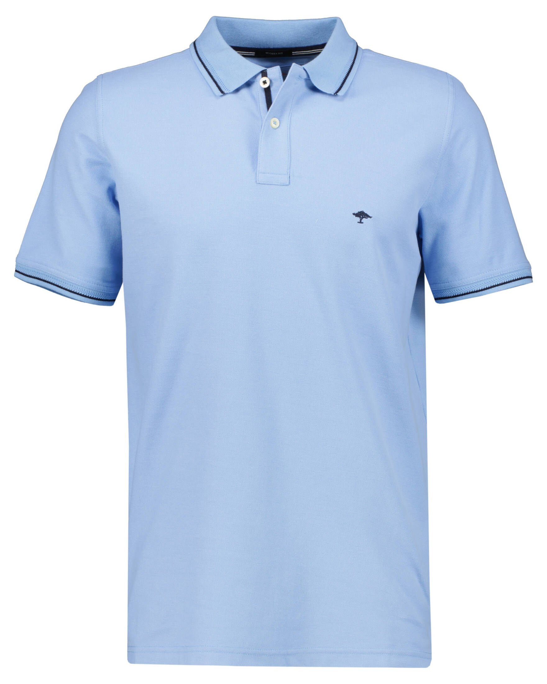 FYNCH-HATTON Poloshirt Herren Poloshirt Modern Fit (1-tlg) bleu (50)