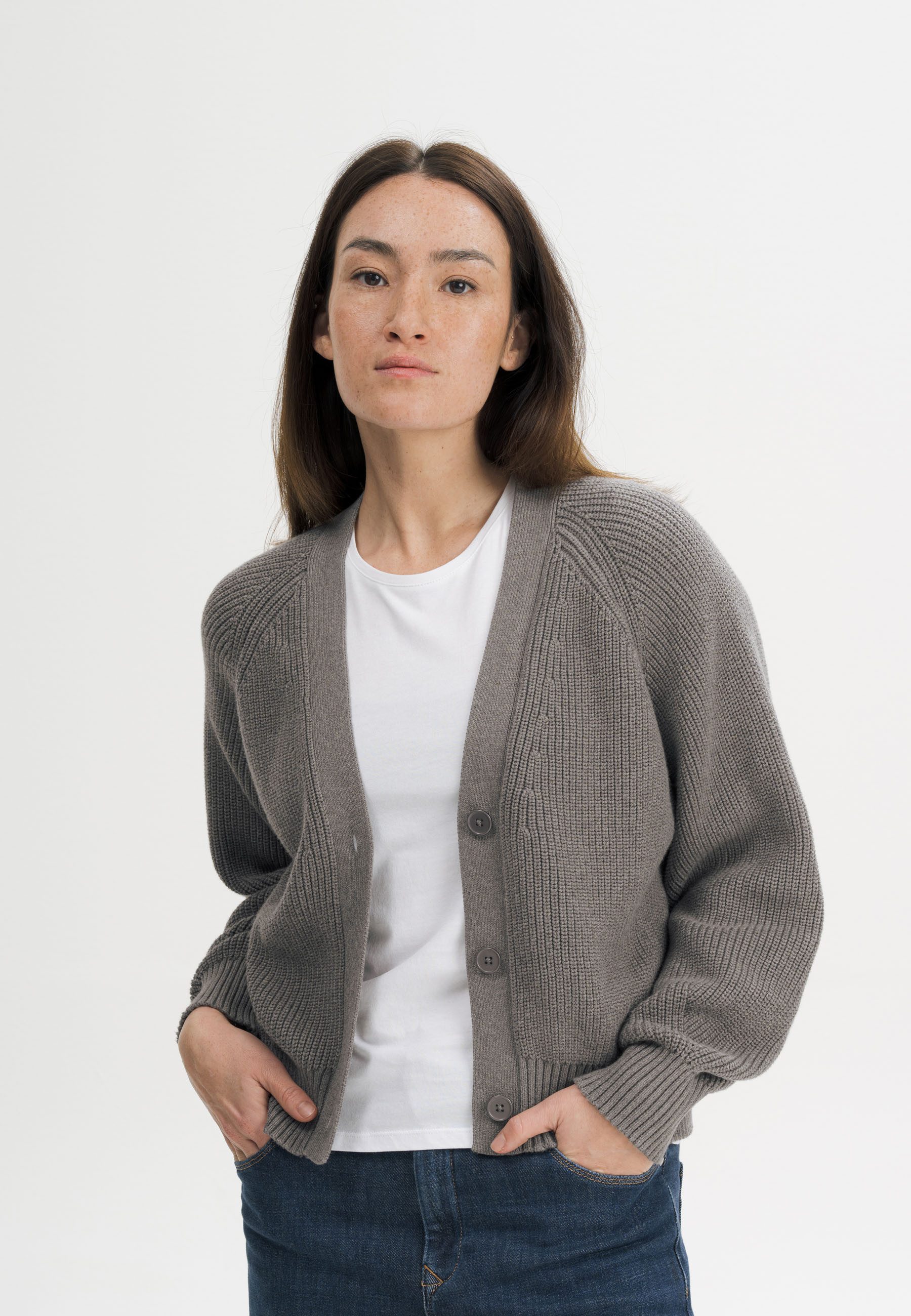 Cardigan Rippstrick Cardigan Style BHUMA