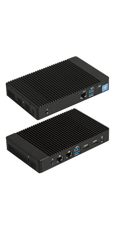 Gigabyte Gigabyte QBiX-Plus-APLA3450-A1 (Intel Celeron N3450, 2x LAN, 2x HDMI, Mini-PC