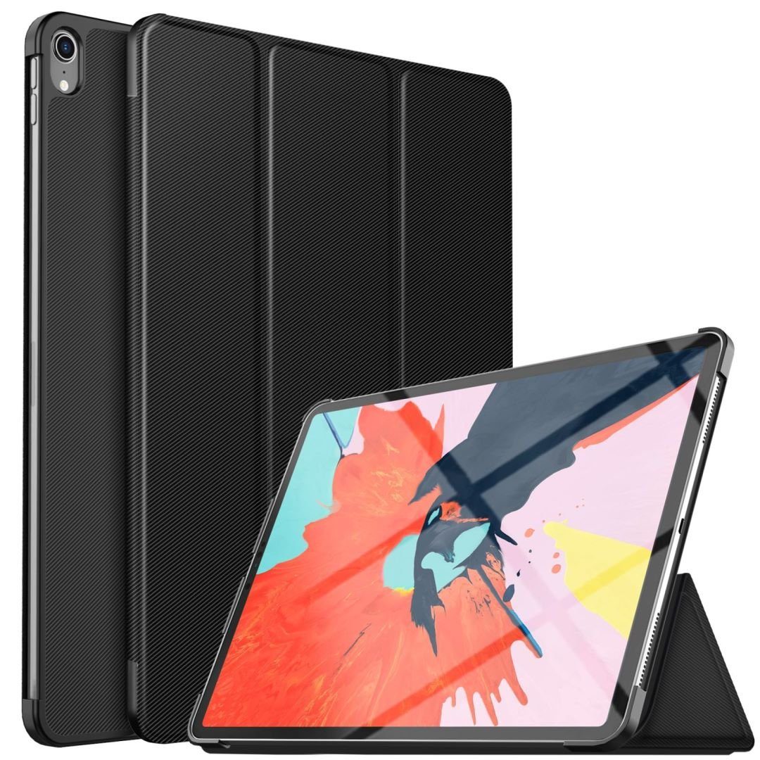 Tablet-Hülle »Tablet Hülle Kompatibel mit iPad Pro 11 2021 Panzerglas, PU  Leder Schutzhülle mit Glas Displaysfolie Kompatibel iPad Pro 11 Zoll  2020/2021 (Schwarz)« 11 inch