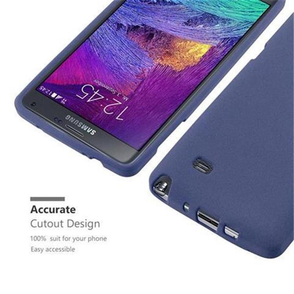 Cadorabo Handyhülle für Samsung Galaxy NOTE 4 Hülle Samsung Galaxy NOTE 4, Flexible TPU Silikon Handy Schutzhülle - Hülle - ultra slim