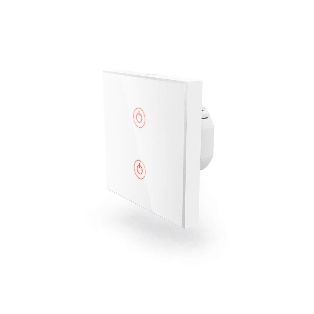 WiFi unterputz Wandschalter/Lichtschalter mit Alexa-/Google-Steuerung Smarter Lichtschalter