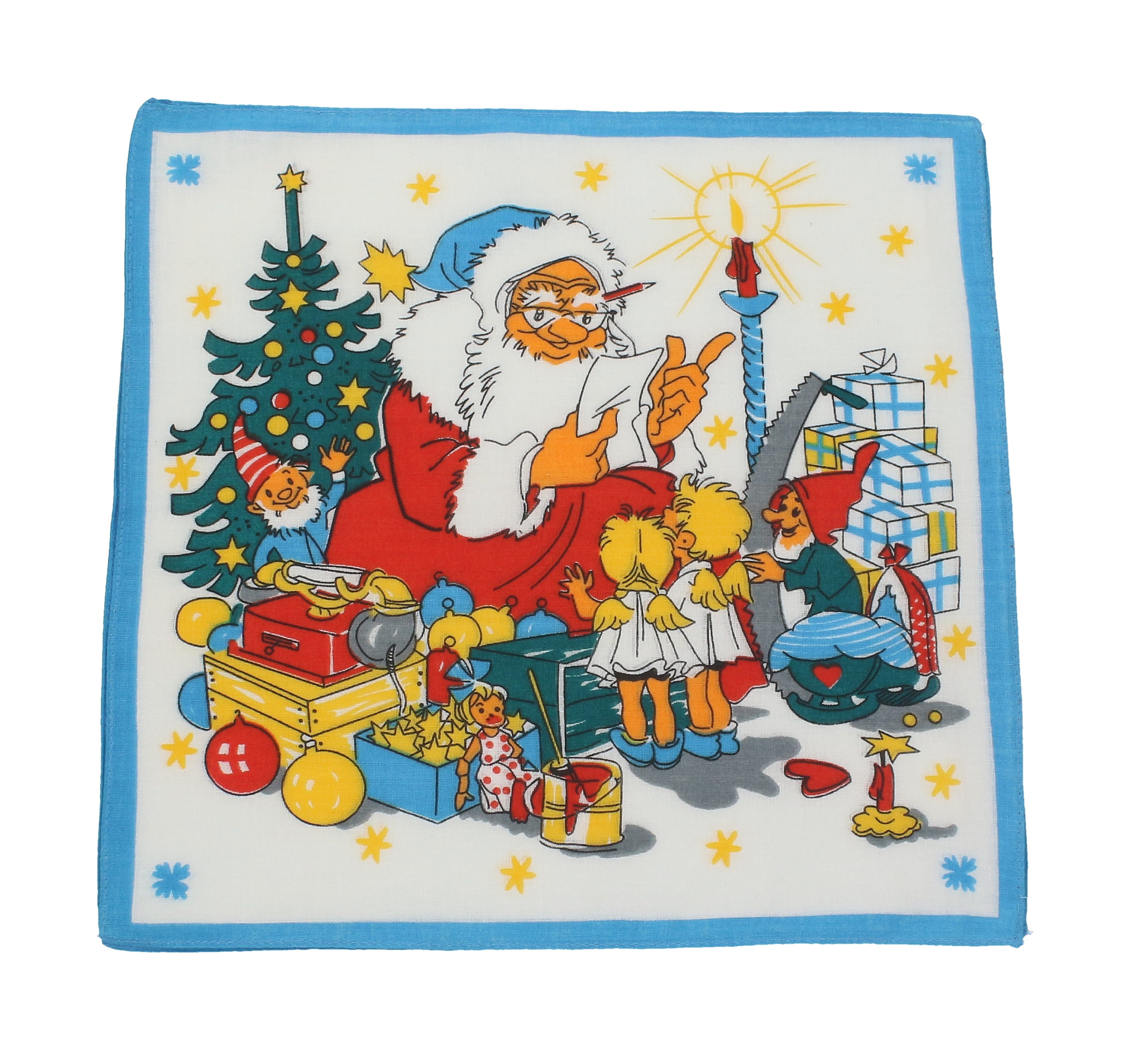 Betz Taschentuch 12 Stück Kinder Stofftaschentücher Größe 26x26 cm Weihnachten, (Set, 12-St. 12 Stück), Design 10