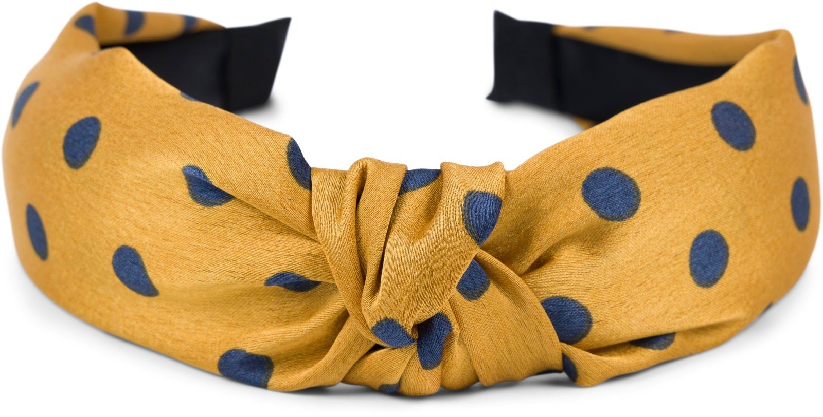 styleBREAKER Haarband, 1-tlg., Haarreif gepunktet mit Knoten Rockabilly