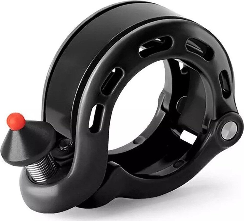 ROCKBROS Fahrradklingel Q- Klingel – Laut, Kompakt, Langlebig & SCHWARZ, 100 dB Sicherheit