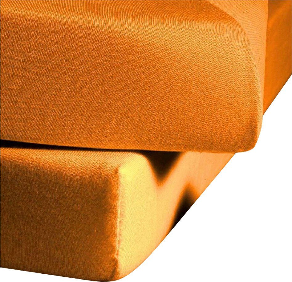 fleuresse Betttuch Colours, Mako-Satin, Gummizug: ohne, günstig online kaufen