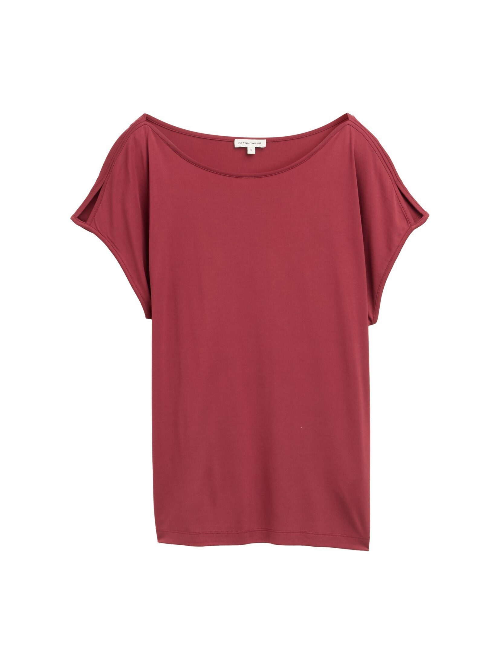 TOM TAILOR T-Shirt T-Shirt mit Cut-Outs günstig online kaufen
