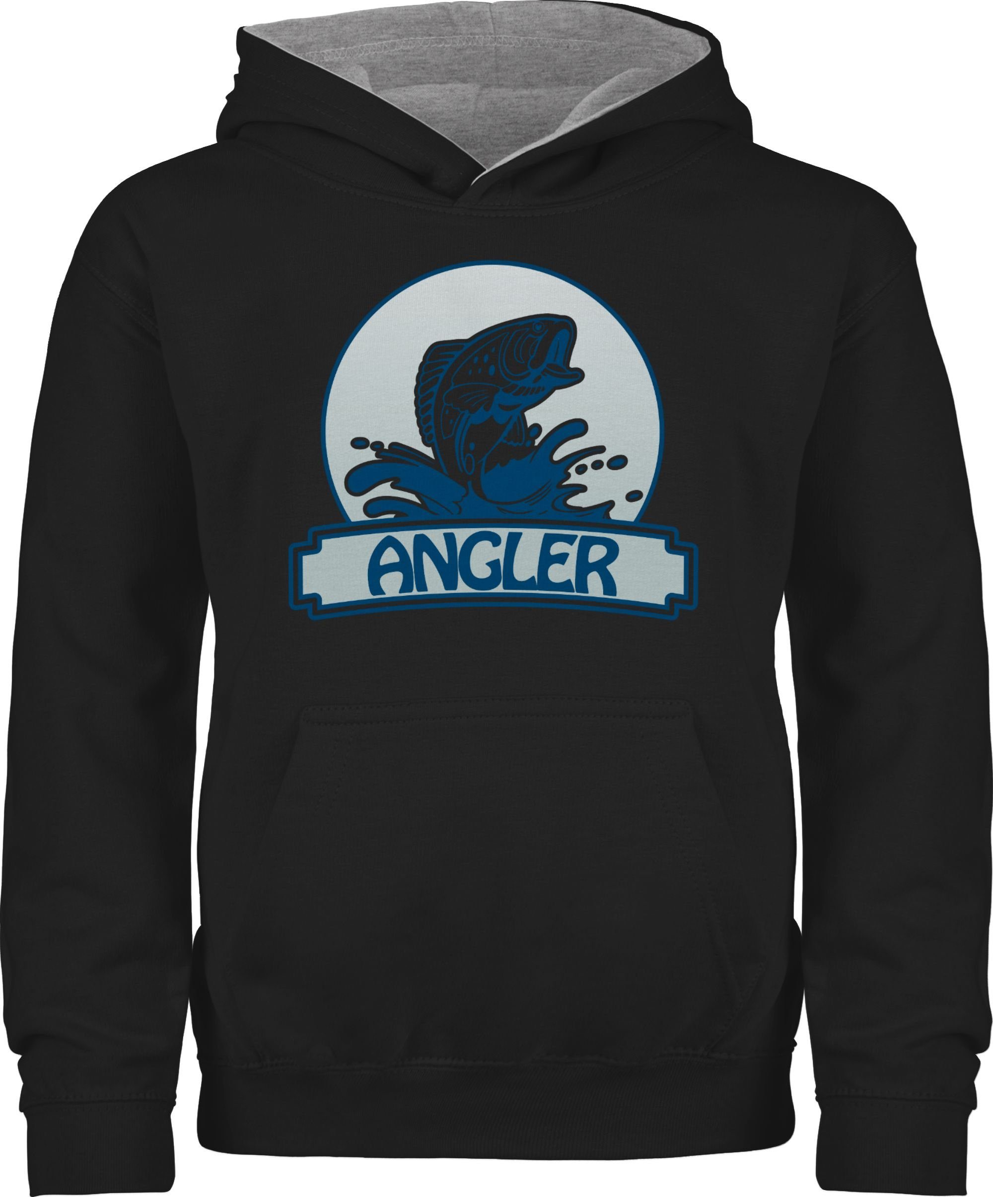 Hoodie Angler Button
