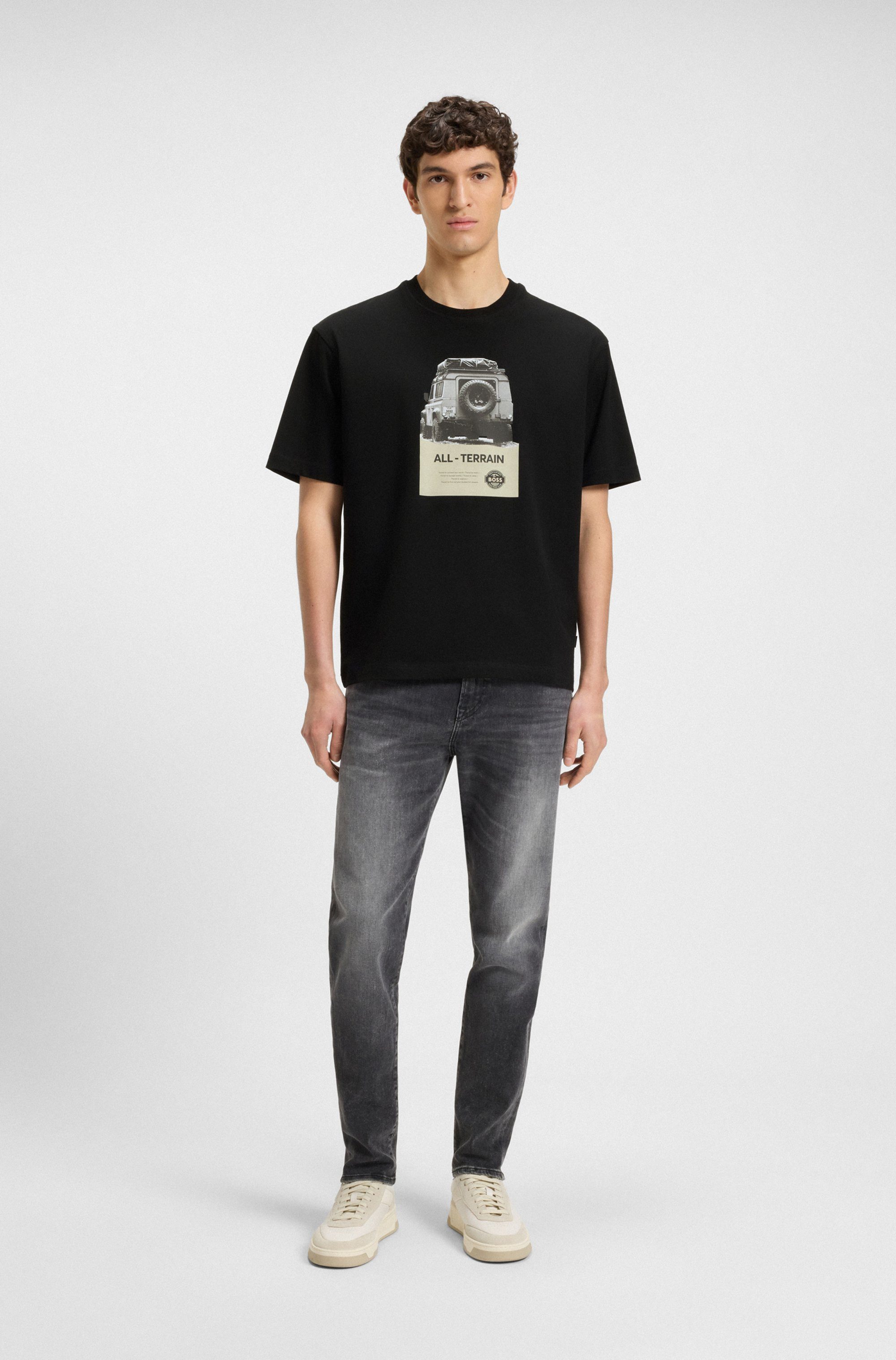 BOSS ORANGE T-Shirt Te Wagon mit coolem Fotodruck