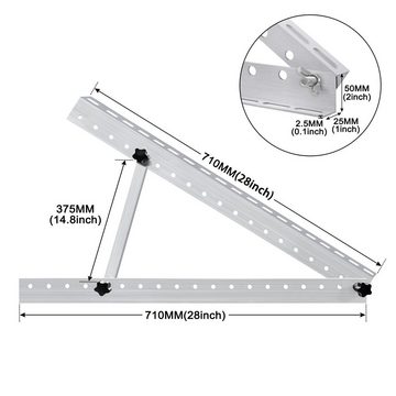 AUFUN 1 Paar Universal Solarmodul Halterung Solarmodul-Halterung