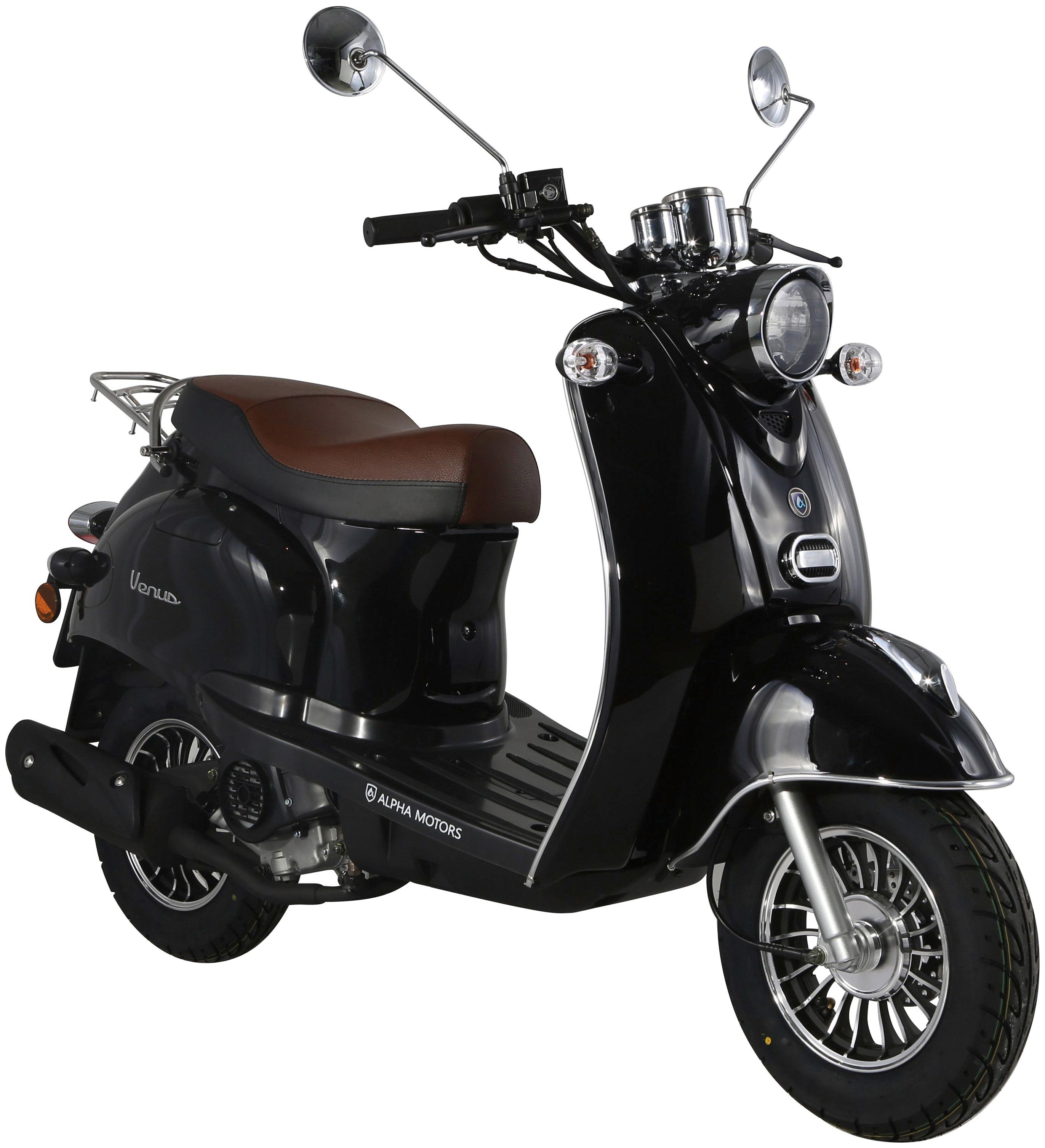 ALPHA MOTORS Motorroller »Venus«, 50 ccm, 45 km/h, schwarz online ...
