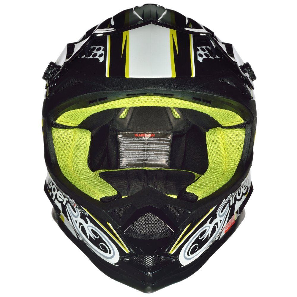 rueger-helmets Motorradhelm Crosshelme, in den Größen von XXXS-XXL