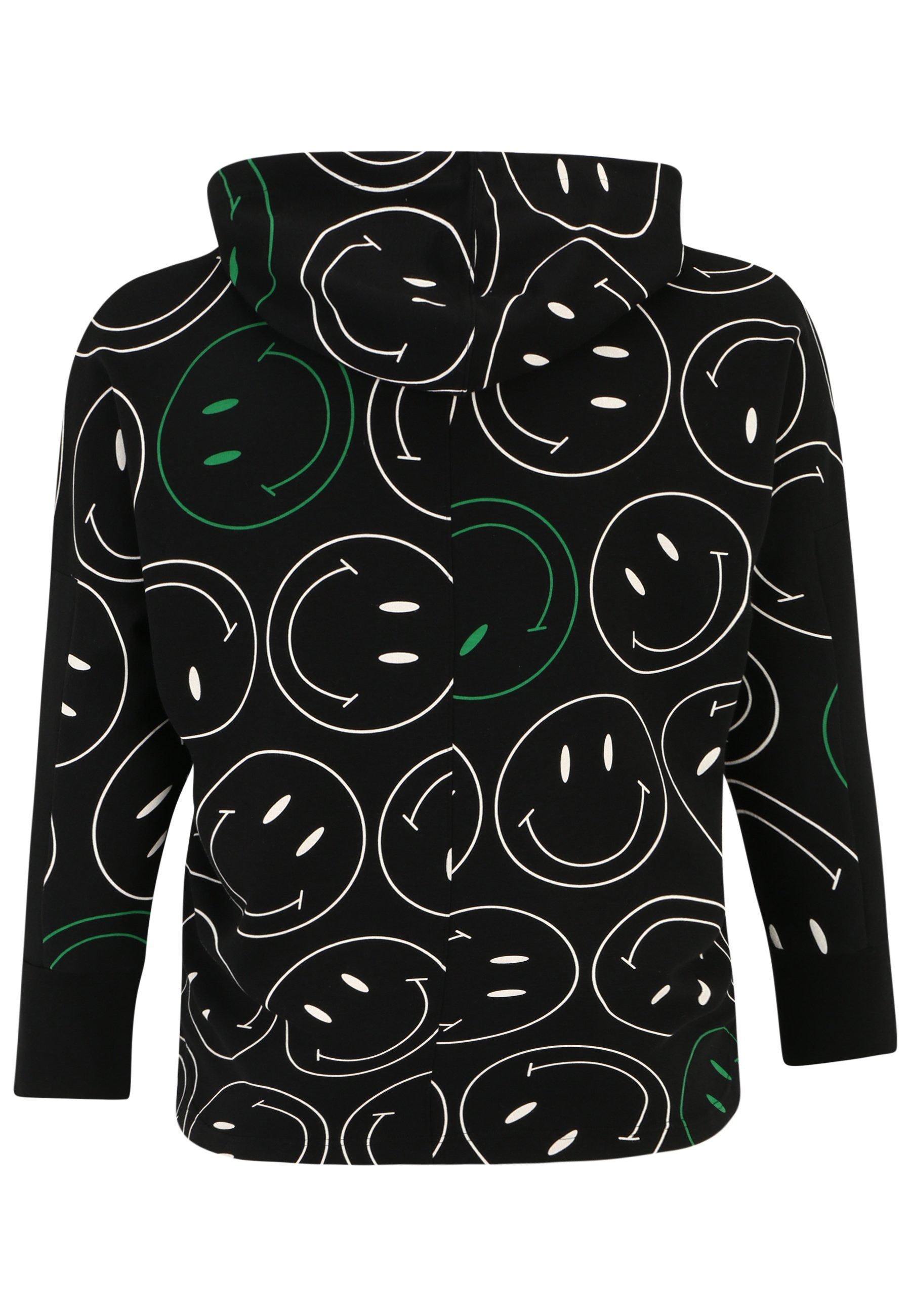 Doris Streich Longsleeve Sweatshirt Smiley-Print mit modernem Hoody und Design mit