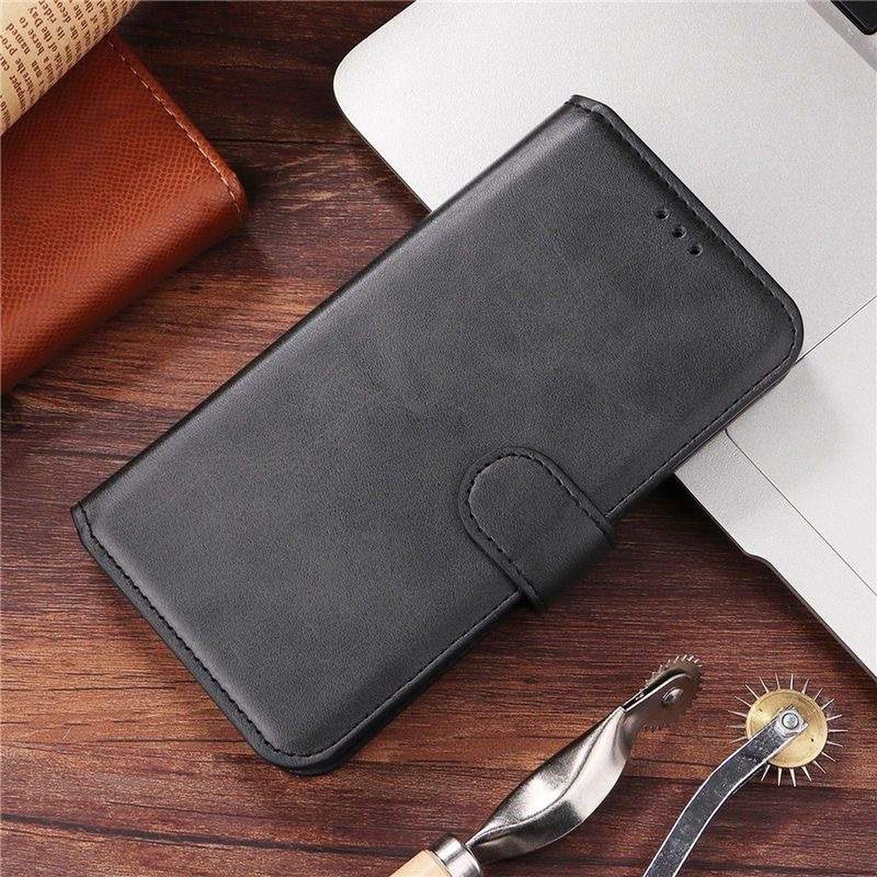 IKHEMalarka Handyhülle fur Apple iPhone 12,13,14,15 Schutzhülle Handy Tasche, Premium Leder – Bild 4 von 5