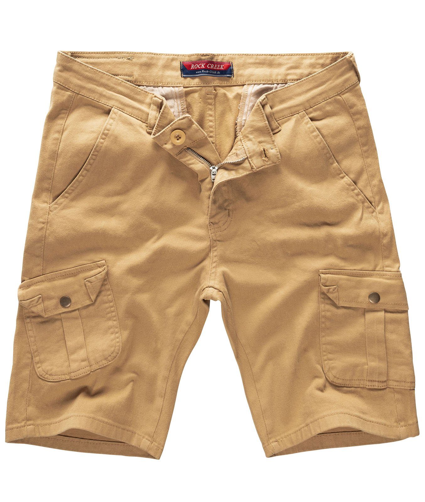 Rock Creek Cargoshorts Herren Cargoshorts Bermuda RC-2203 Camel