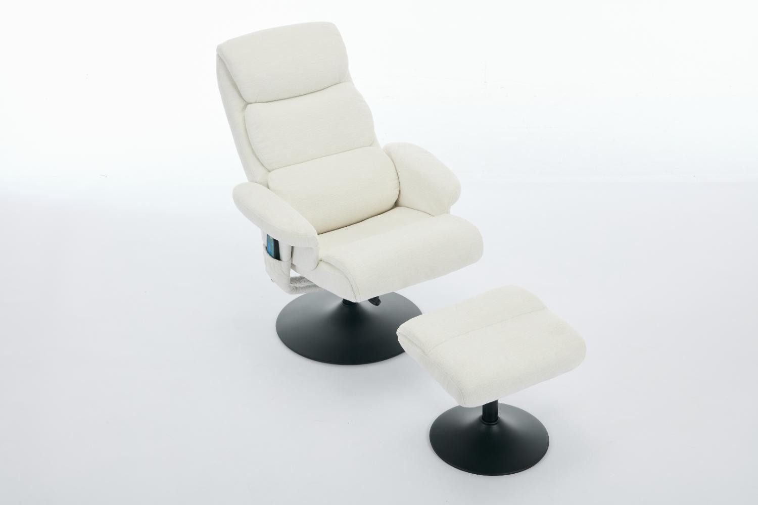 BBWL Relaxsessel Relaxsessel mit Massagefunktion und Heizsystem, 140° Liege günstig online kaufen