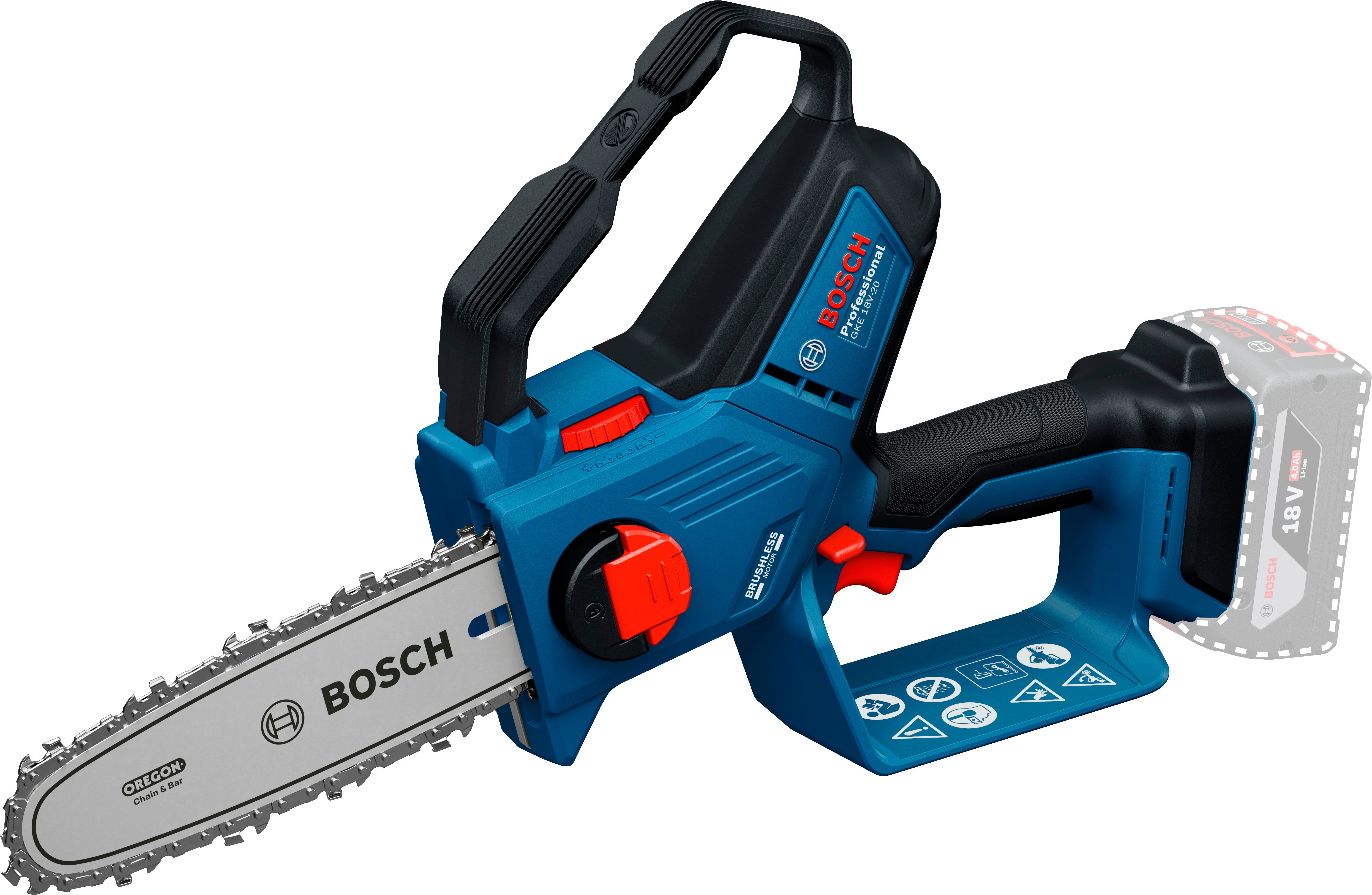 Bosch Professional Akku-Kettensäge Mini »GKE 18V-20«, BxLxH: 28x51x11 cm, o günstig online kaufen