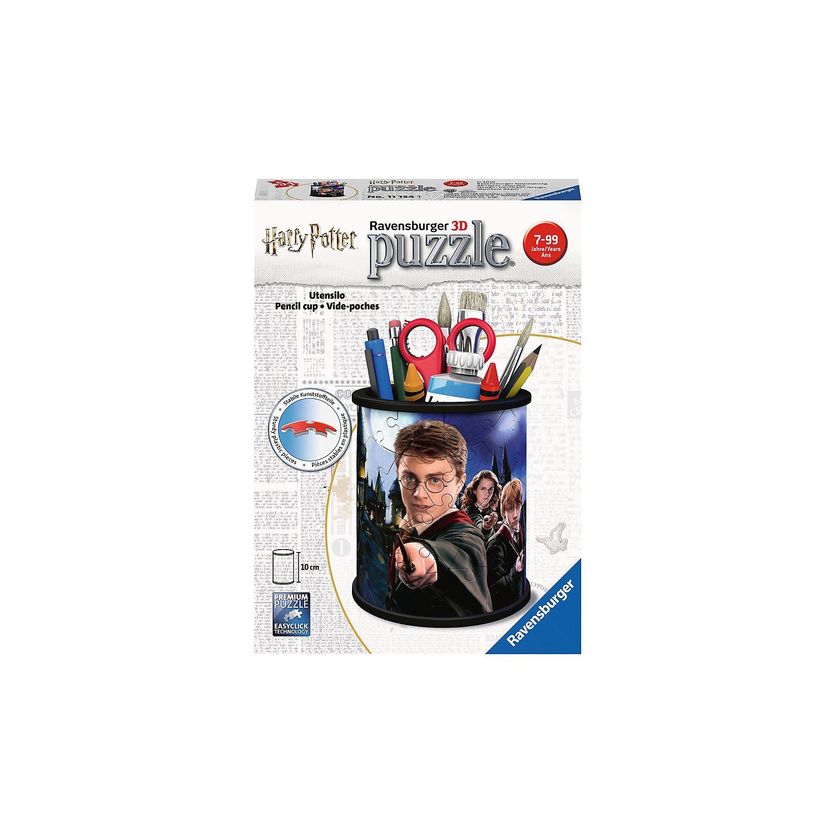 Ravensburger 3DPuzzle Utensilo, Ø8 x 9,5 cm, 54 Teile, Harry Potter